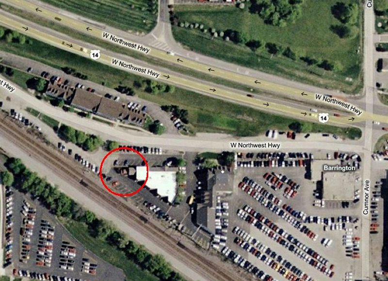 Location of caboose