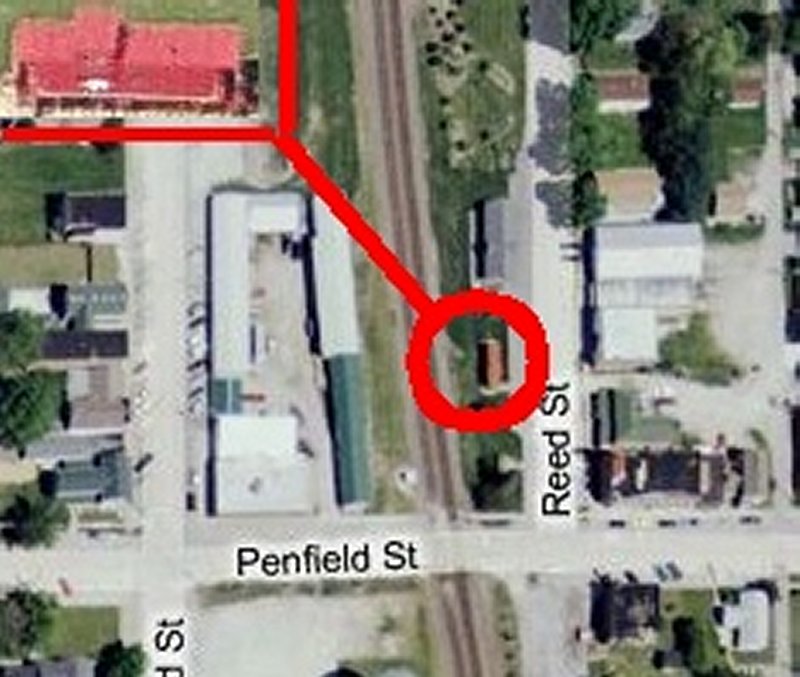 Location of caboose