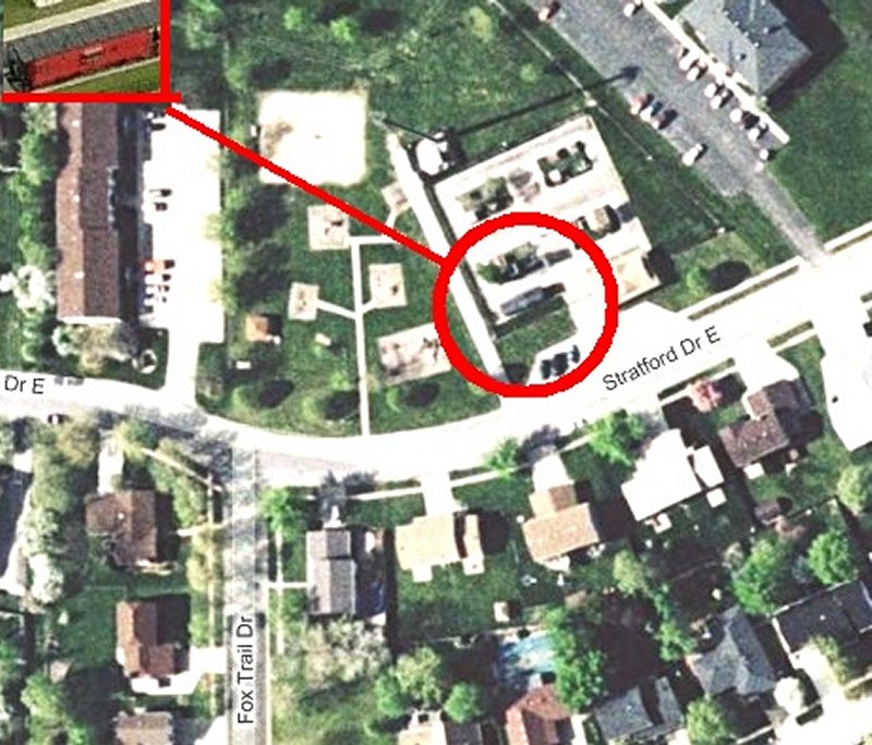 Location of caboose