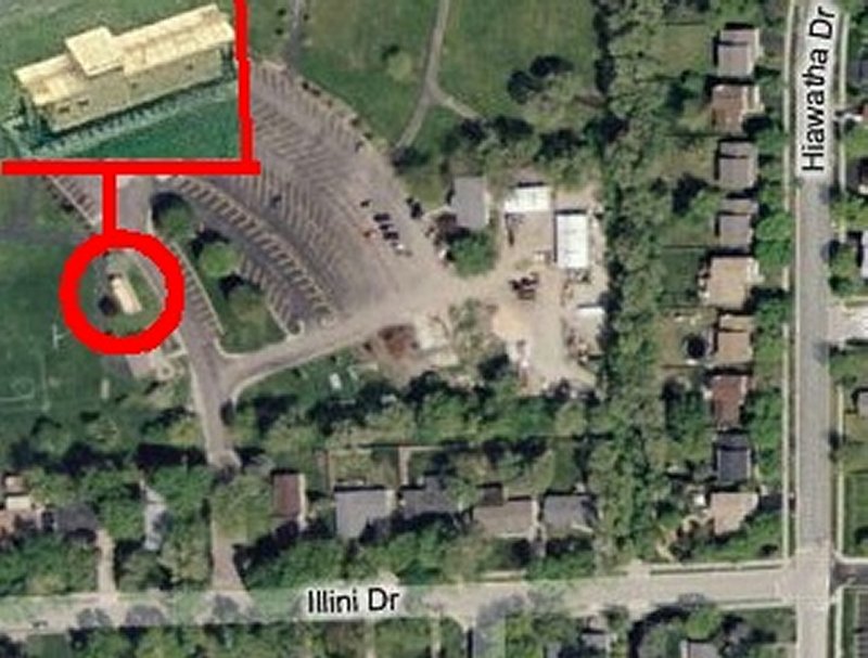 Location of caboose