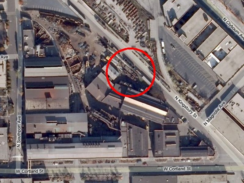 Location of Flat Cars