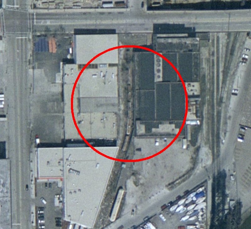 Location of tank car