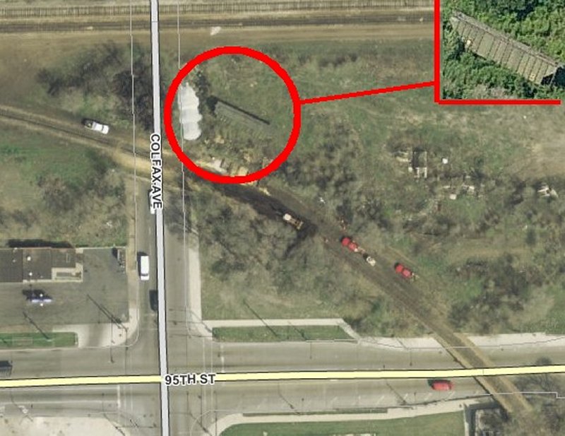 Location of hopper