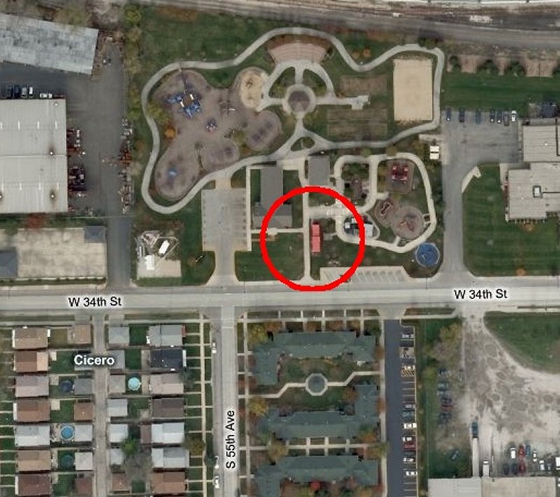Location of caboose