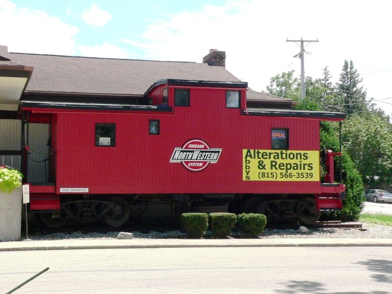 Picture of caboose