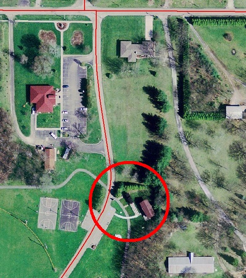Location of caboose