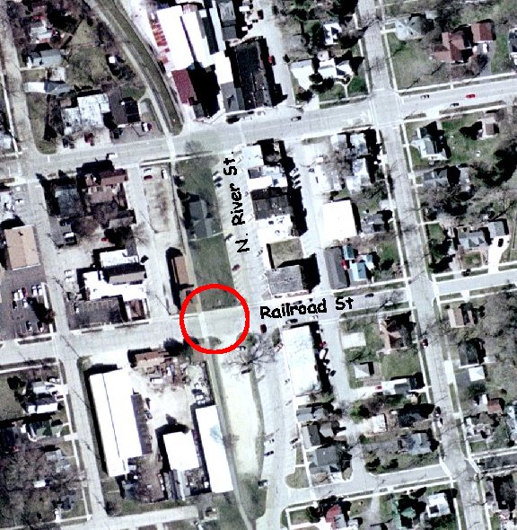 Location of caboose