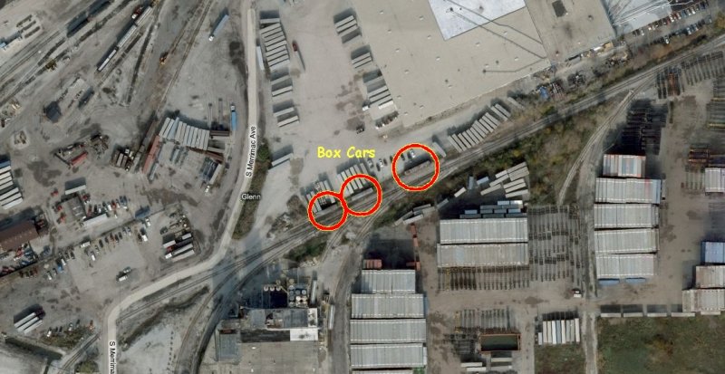 Location of box car