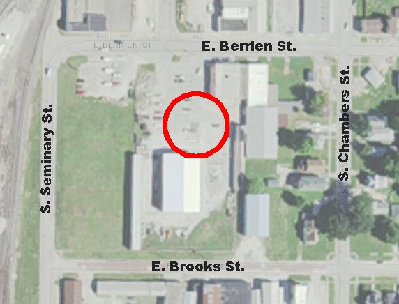 Location of