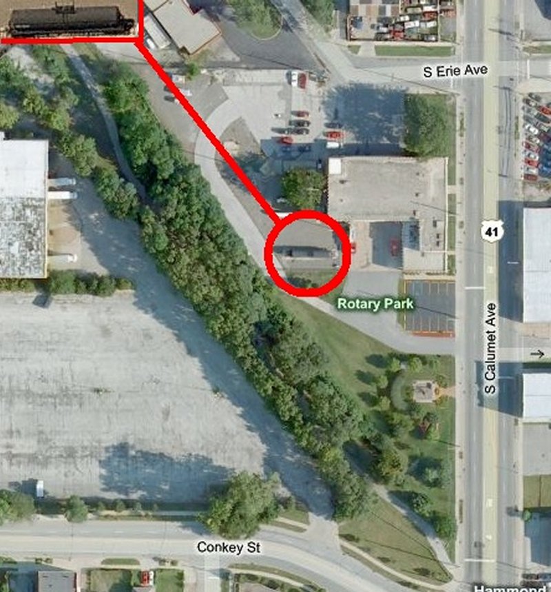 Location of tank car