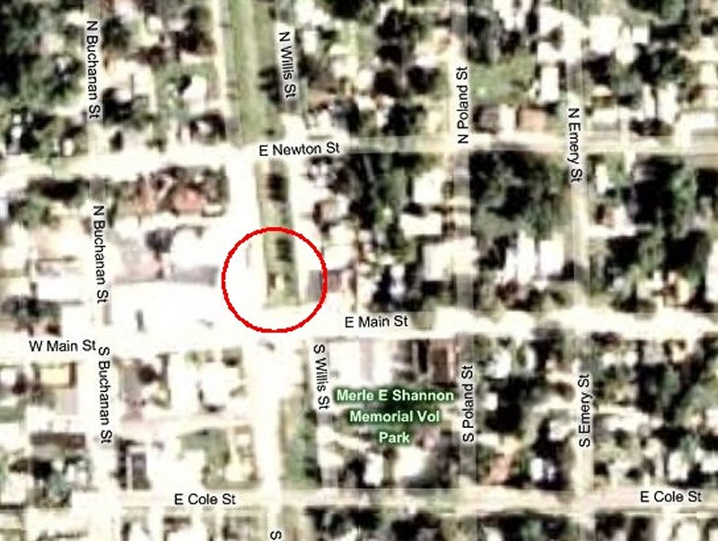 Location of caboose