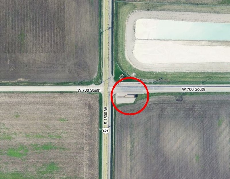 Location of hopper