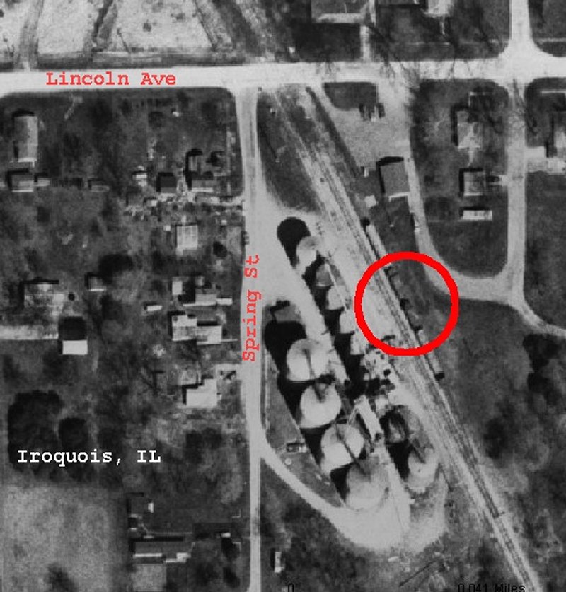Location of caboose
