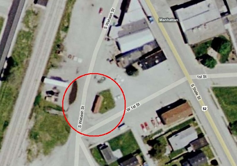 Location of caboose