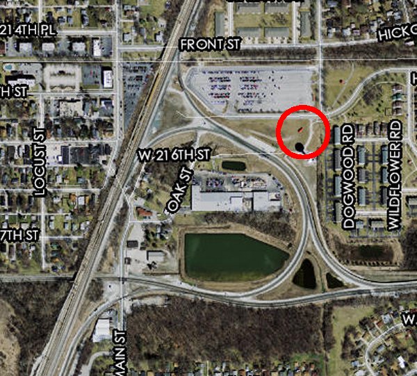 Location of caboose