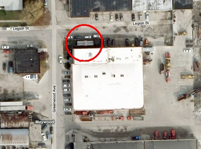 Location of caboose