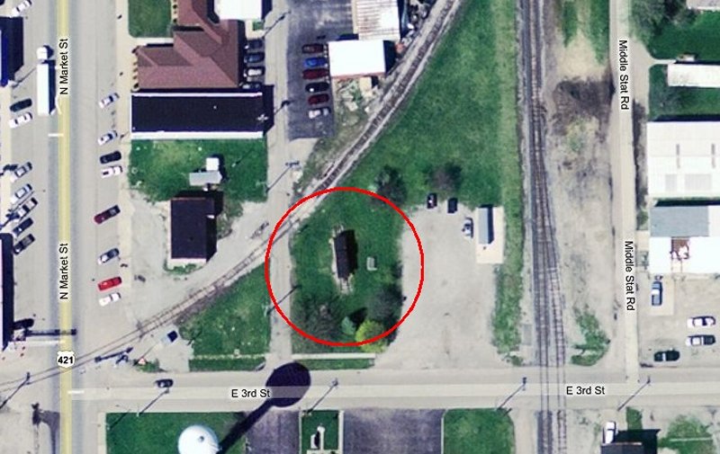 Location of caboose