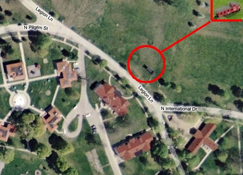 Location of caboose