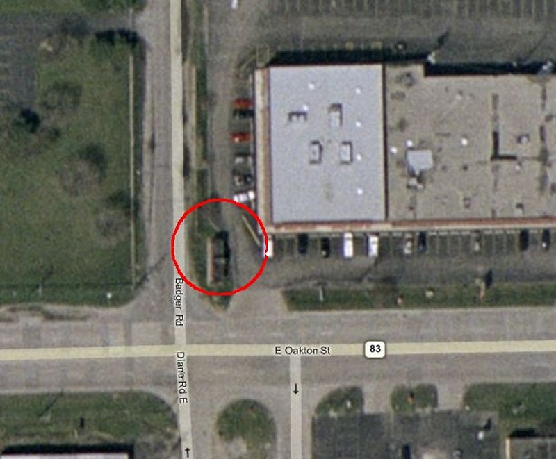 Location of caboose