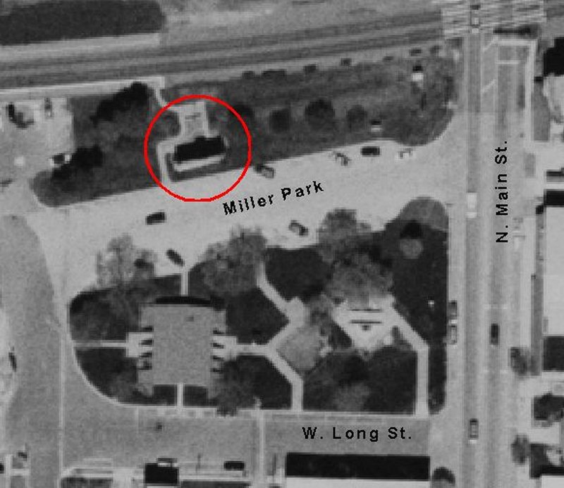 Location of caboose