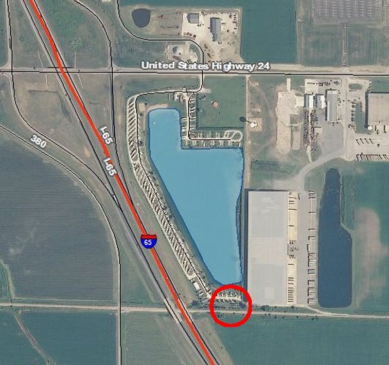 Location of caboose