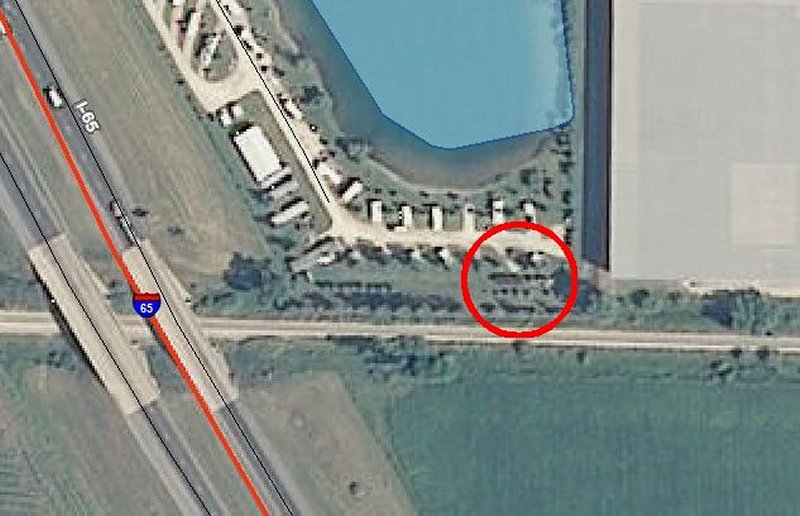 Location of caboose