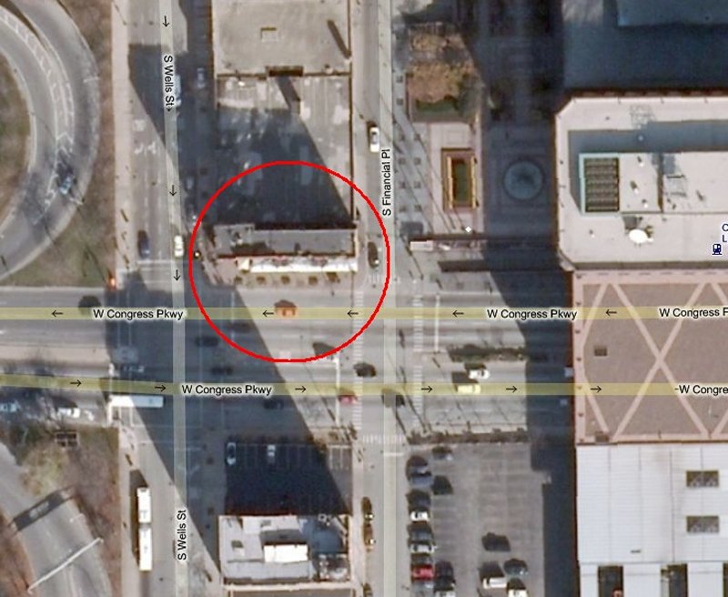 Location of passenger car