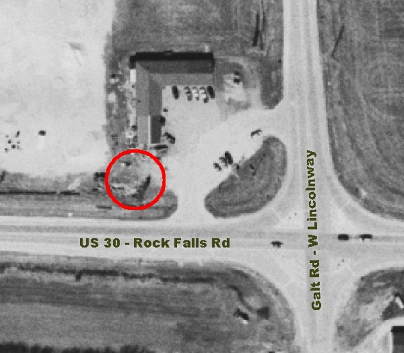 Location of caboose
