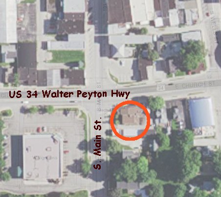Location of