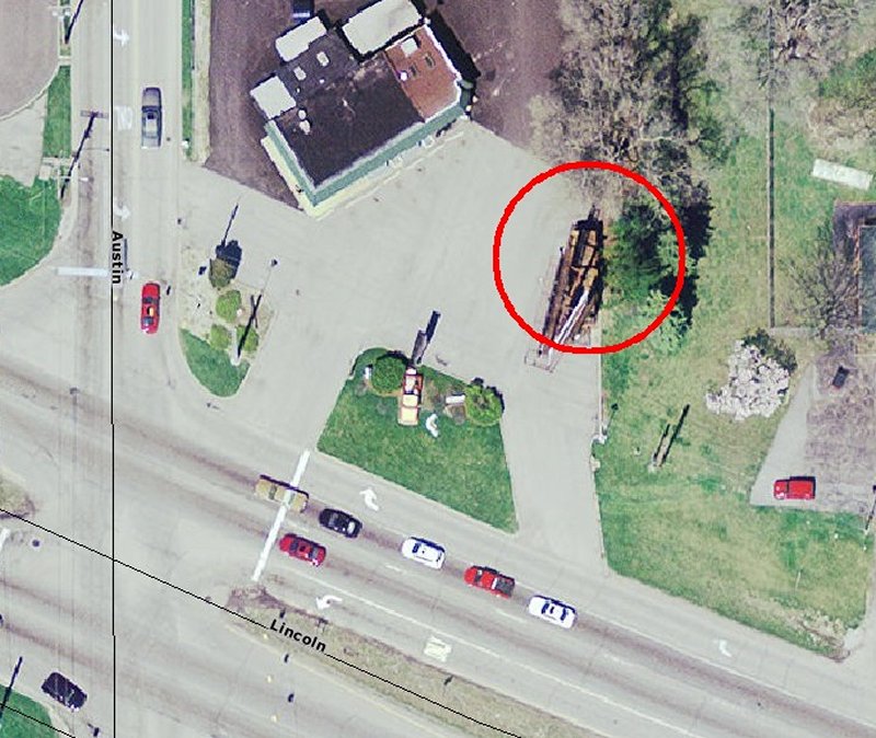 Location of caboose
