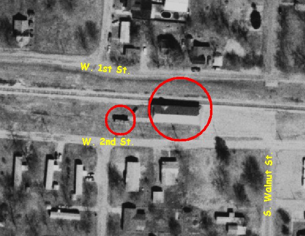 Location of Caboose and Station