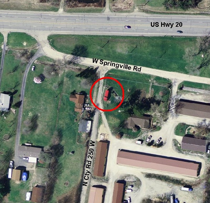 Location of caboose
