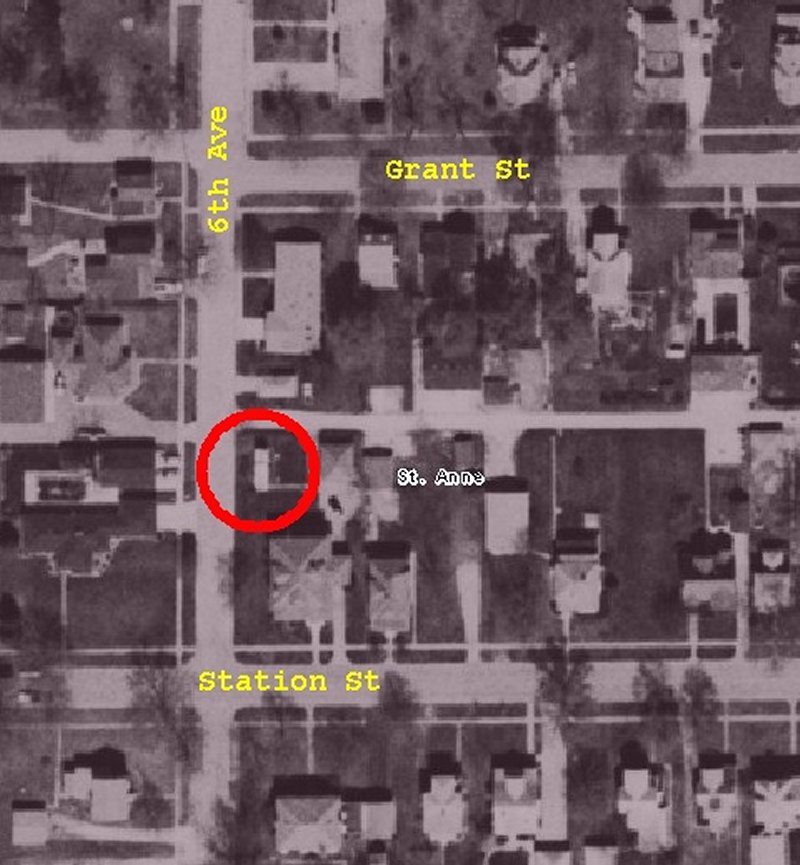 Location of caboose