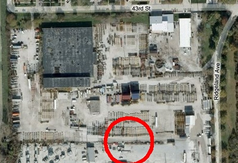 Location of flat cars