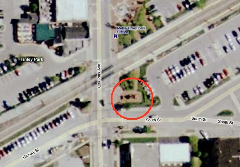 Location of steam locomotive