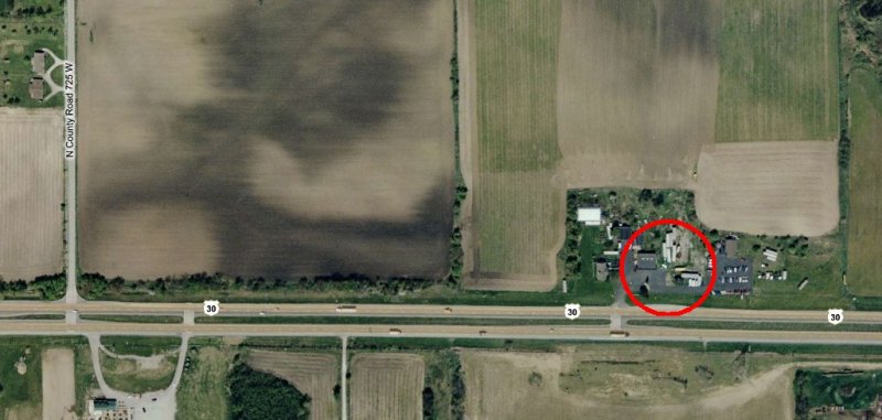Location of caboose