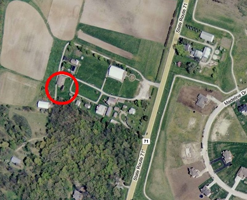 Location of caboose